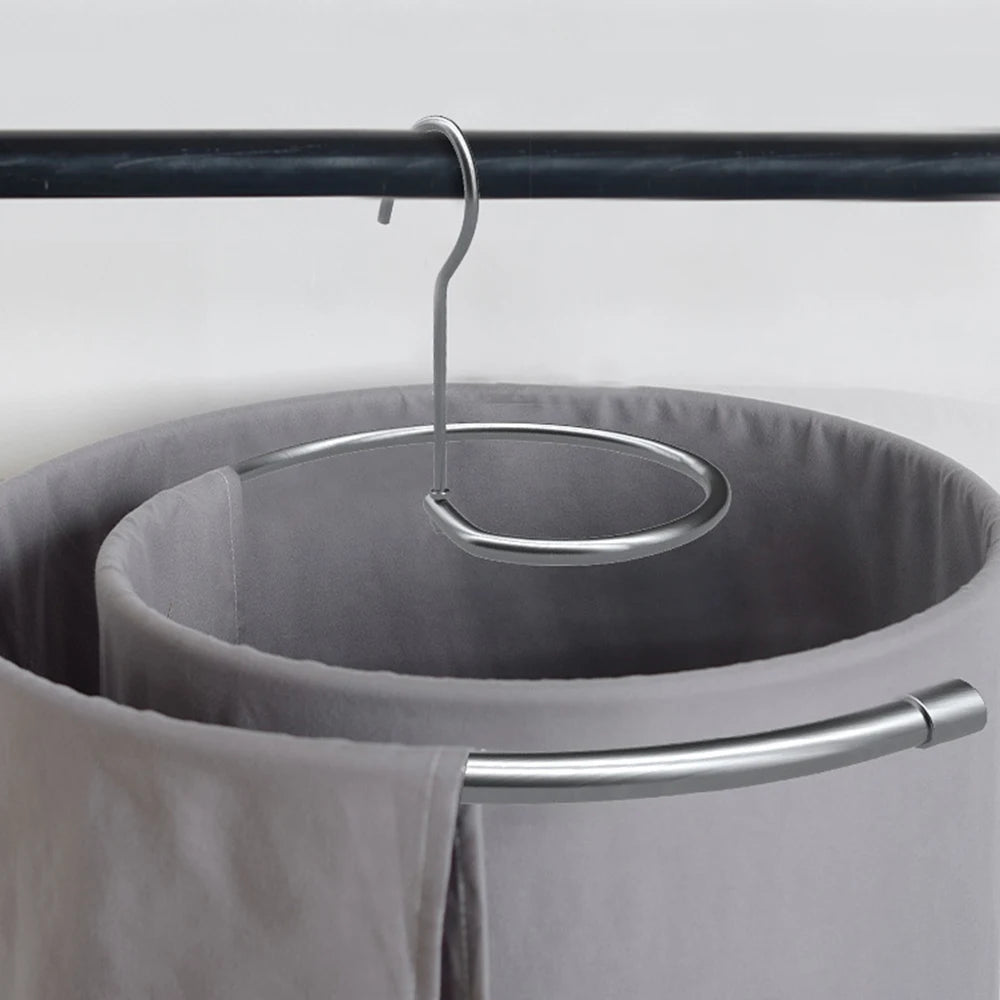 Spiral Clothes Hanger - Durable Stainless Steel Rotating Drying Rack for Quilts & Bed Sheets - ZOOMNSTORE