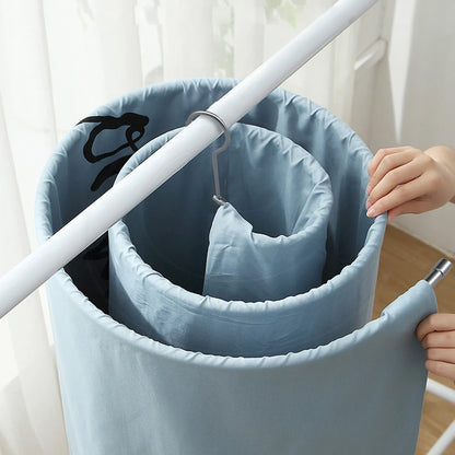 Spiral Clothes Hanger - Durable Stainless Steel Rotating Drying Rack for Quilts & Bed Sheets - ZOOMNSTORE