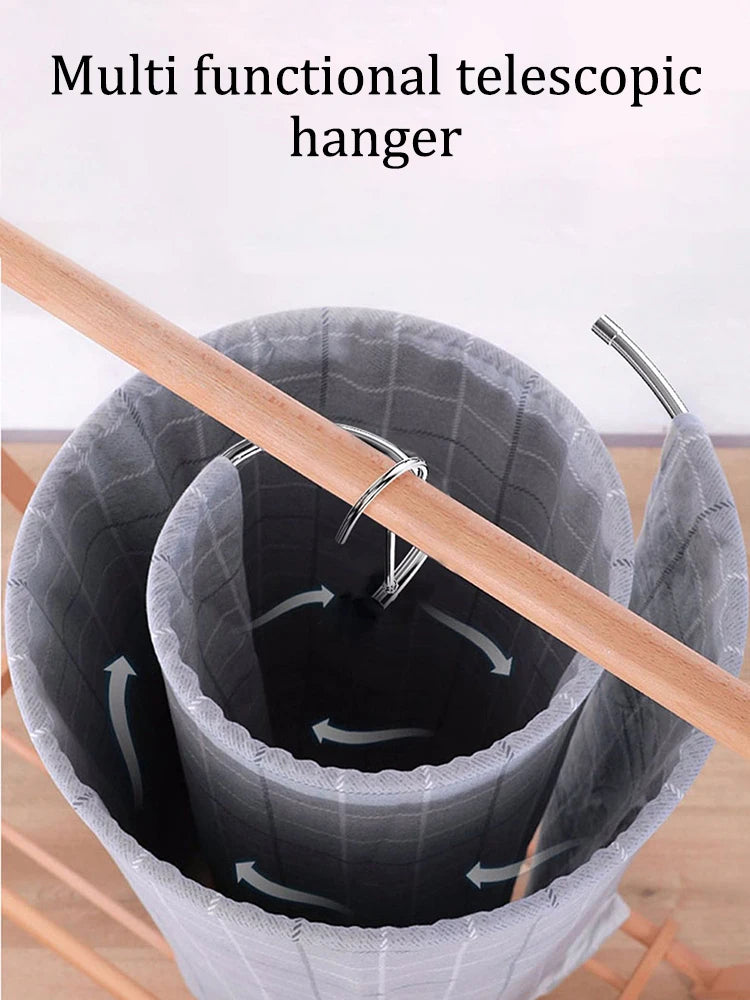 Spiral Clothes Hanger - Durable Stainless Steel Rotating Drying Rack for Quilts & Bed Sheets - ZOOMNSTORE
