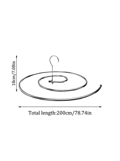 Spiral Clothes Hanger - Durable Stainless Steel Rotating Drying Rack for Quilts & Bed Sheets - ZOOMNSTORE