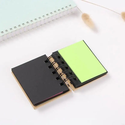 Spiral Notebook with Sticky Notes - Hard Cover Memo Pad for School  Office - ZOOMNSTORE