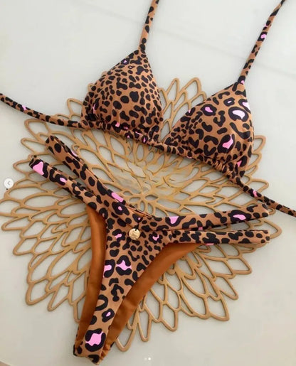 Womens Sexy Brazil Bikini - Split Briefs Swimsuit for Beach Vacation - ZOOMNSTORE