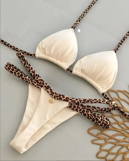 Womens Sexy Brazil Bikini - Split Briefs Swimsuit for Beach Vacation - ZOOMNSTORE