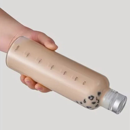 Sport Water Bottle | Reusable 500ML/750ML Plastic Water Container With Lid & Couple Design - ZOOMNSTORE