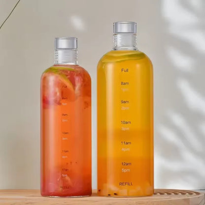 Sport Water Bottle | Reusable 500ML/750ML Plastic Water Container With Lid & Couple Design - ZOOMNSTORE