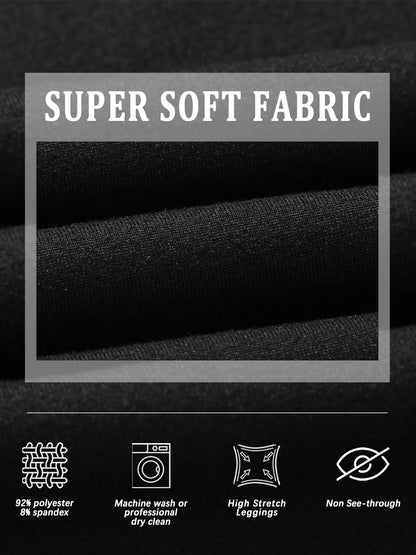 High Waisted Womens Sports Leggings - Soft Workout Yoga Pants with Pockets - ZOOMNSTORE