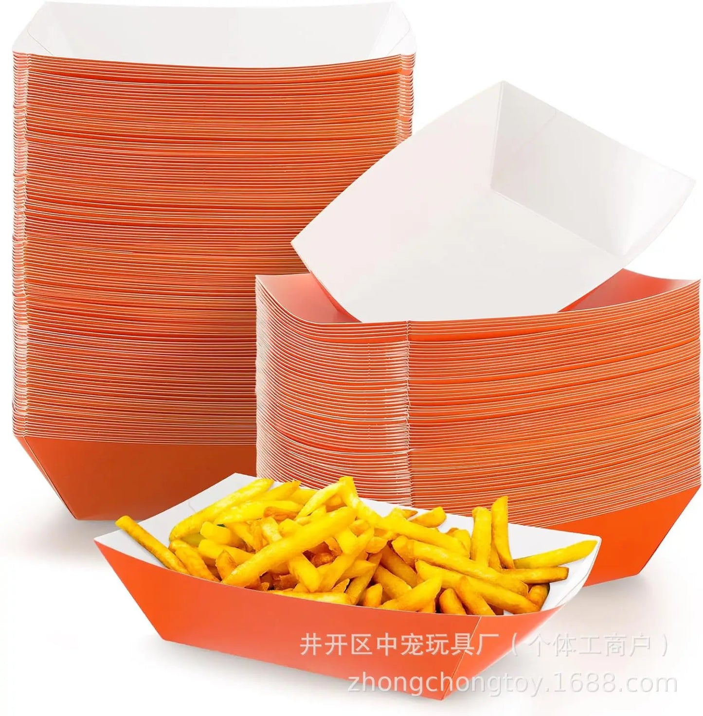 Sports Themed Party Snack Trays - Disposable Paper Food Boats for Soccer Rugby Football Baseball and Basketball Celebrations - ZOOMNSTORE