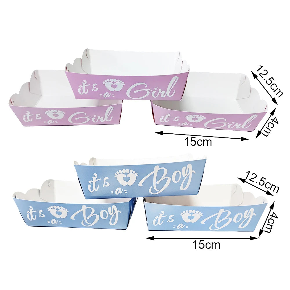 Sports Themed Party Snack Trays - Disposable Paper Food Boats for Soccer Rugby Football Baseball and Basketball Celebrations - ZOOMNSTORE