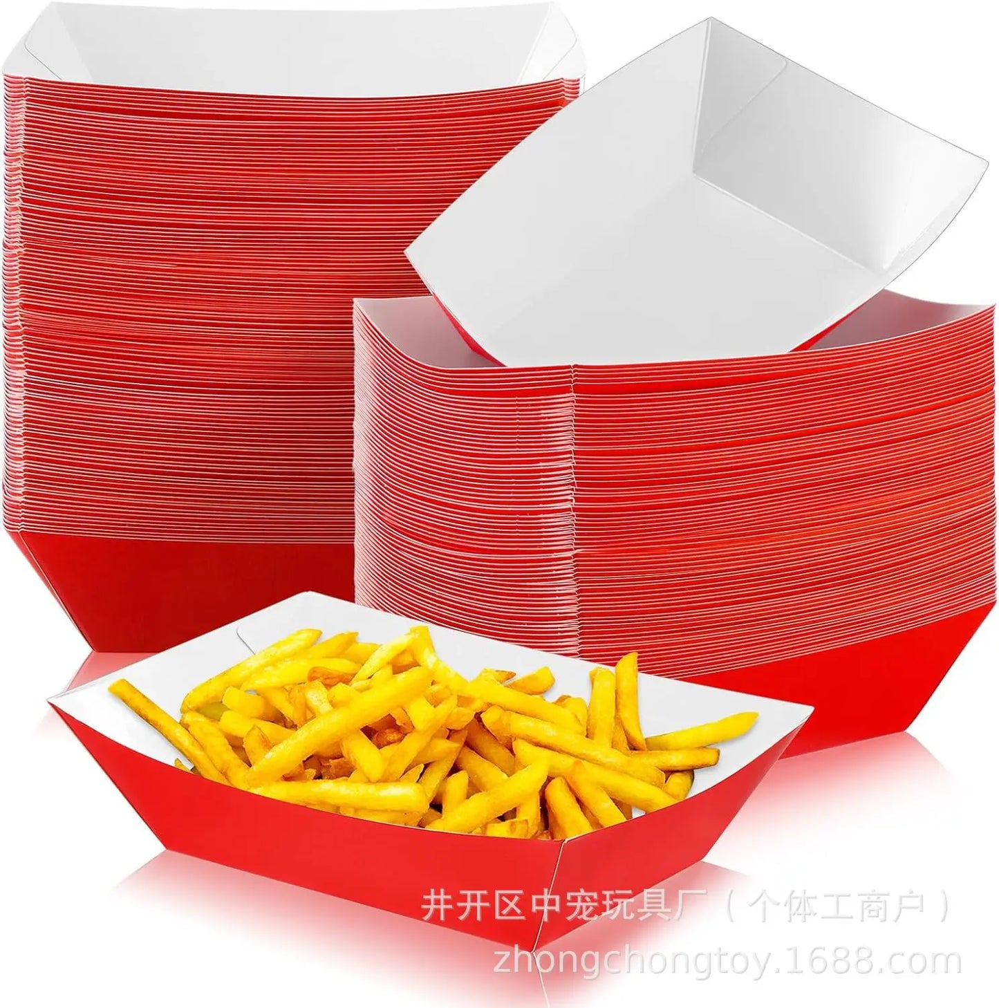 Sports Themed Party Snack Trays - Disposable Paper Food Boats for Soccer Rugby Football Baseball and Basketball Celebrations - ZOOMNSTORE