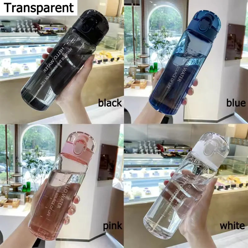 Sports Water Bottle – 780ml Portable Leakproof Transparent Gym Hydration Bottle - ZOOMNSTORE
