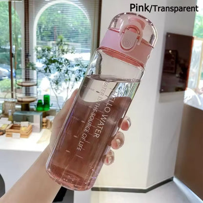 Sports Water Bottle – 780ml Portable Leakproof Transparent Gym Hydration Bottle - ZOOMNSTORE