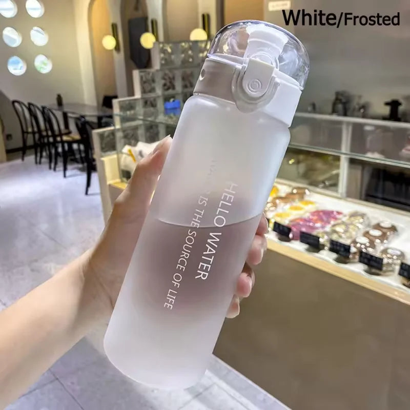 Sports Water Bottle – 780ml Portable Leakproof Transparent Gym Hydration Bottle - ZOOMNSTORE