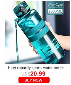 Sports Water Bottle - Leakproof Shaker Portable Gym Bottle | BPA Free Tritan Plastic - ZOOMNSTORE