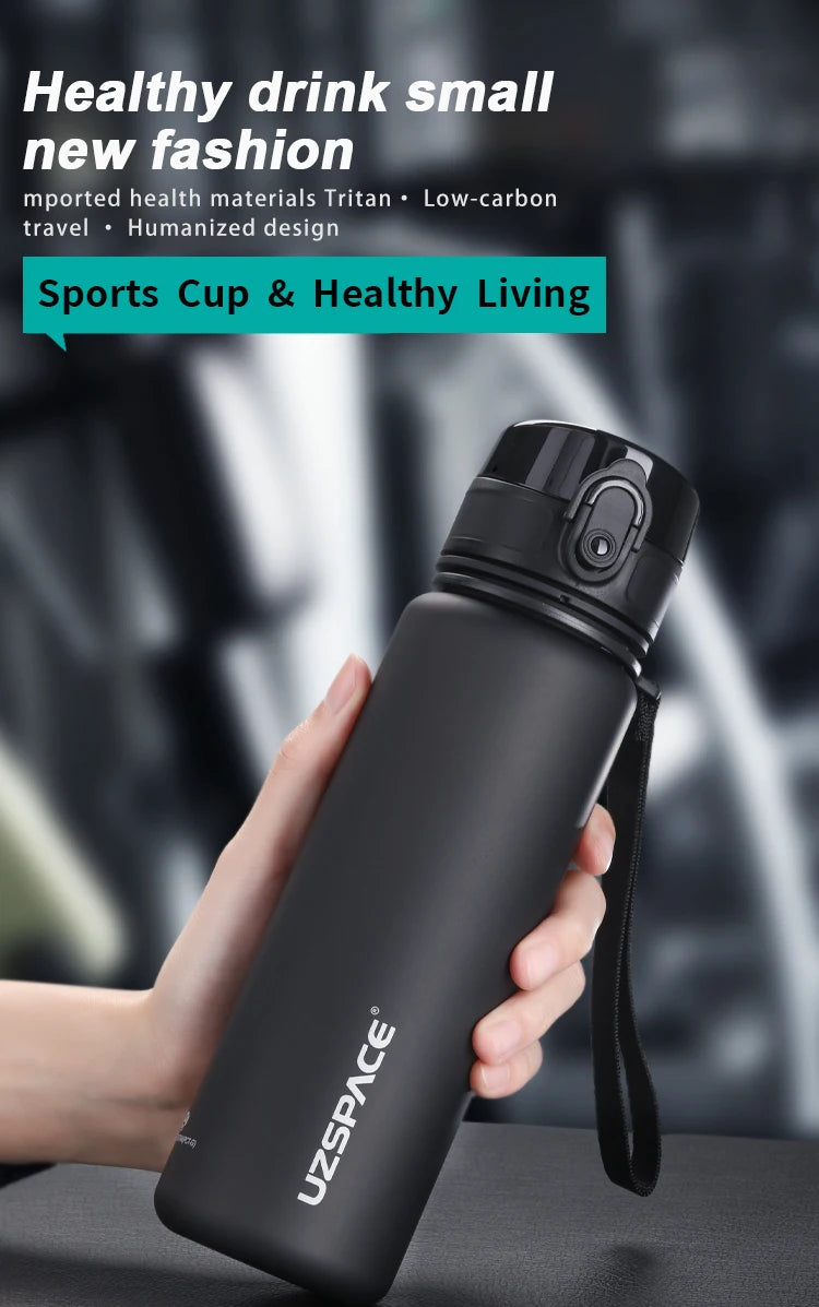 Sports Water Bottle - Leakproof Shaker Portable Gym Bottle | BPA Free Tritan Plastic - ZOOMNSTORE