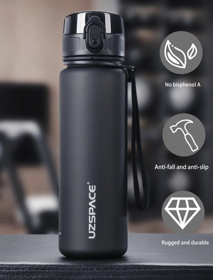 Sports Water Bottle - Leakproof Shaker Portable Gym Bottle | BPA Free Tritan Plastic - ZOOMNSTORE