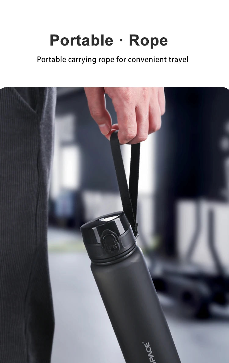 Sports Water Bottle - Leakproof Shaker Portable Gym Bottle | BPA Free Tritan Plastic - ZOOMNSTORE