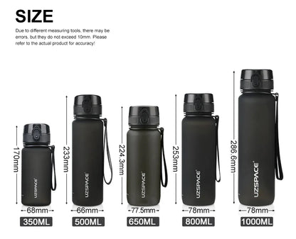 Sports Water Bottle - Leakproof Shaker Portable Gym Bottle | BPA Free Tritan Plastic - ZOOMNSTORE
