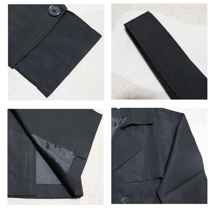 Spring Trench Coat Men | Double Breasted Business Casual Loose Overcoat - ZOOMNSTORE
