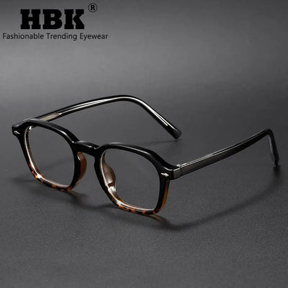 Square Eyeglass Frame - Retro Unisex Optical Glasses With Blue Light Blocking Lenses - ZOOMNSTORE