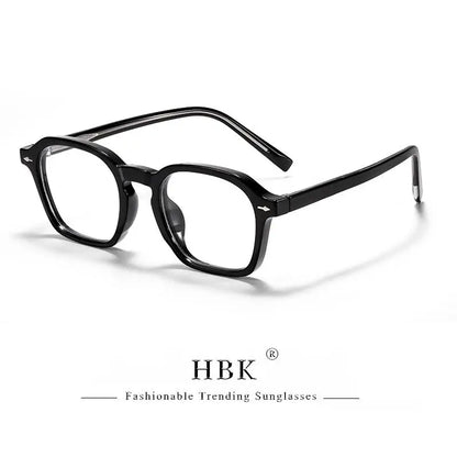 Square Eyeglass Frame - Retro Unisex Optical Glasses With Blue Light Blocking Lenses - ZOOMNSTORE