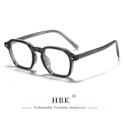 Square Eyeglass Frame - Retro Unisex Optical Glasses With Blue Light Blocking Lenses - ZOOMNSTORE