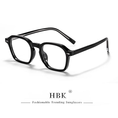 Square Eyeglass Frame - Retro Unisex Optical Glasses With Blue Light Blocking Lenses - ZOOMNSTORE