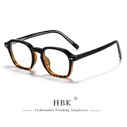 Square Eyeglass Frame - Retro Unisex Optical Glasses With Blue Light Blocking Lenses - ZOOMNSTORE