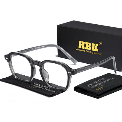 Square Eyeglass Frame - Retro Unisex Optical Glasses With Blue Light Blocking Lenses - ZOOMNSTORE
