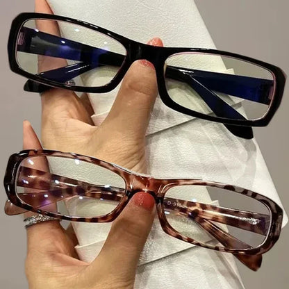 Square Frame Glasses - Retro Harajuku Style Blue Light Reading Eyeglasses - ZOOMNSTORE