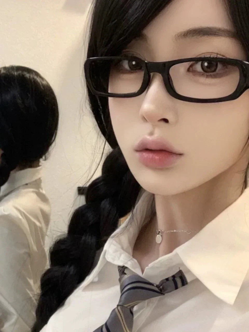 Square Frame Glasses - Retro Harajuku Style Blue Light Reading Eyeglasses - ZOOMNSTORE