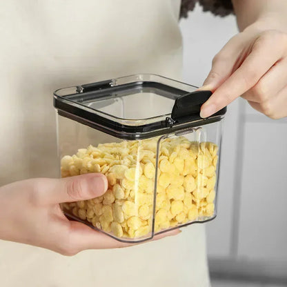 460-1800ml Sets Kitchen Stackable Sealed Jar Plastic Food Storage Box Multigrain Tank Bottle Dried Fruit Tea Storage Containers - ZOOMNSTORE