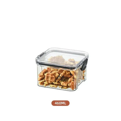 460-1800ml Sets Kitchen Stackable Sealed Jar Plastic Food Storage Box Multigrain Tank Bottle Dried Fruit Tea Storage Containers - ZOOMNSTORE