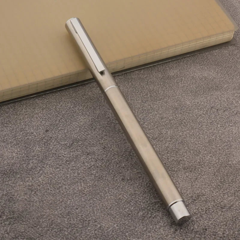 Stainless Steel Calligraphy Fountain Pen - Darleston Flourish Ink Pen for Office and School Supplies - ZOOMNSTORE