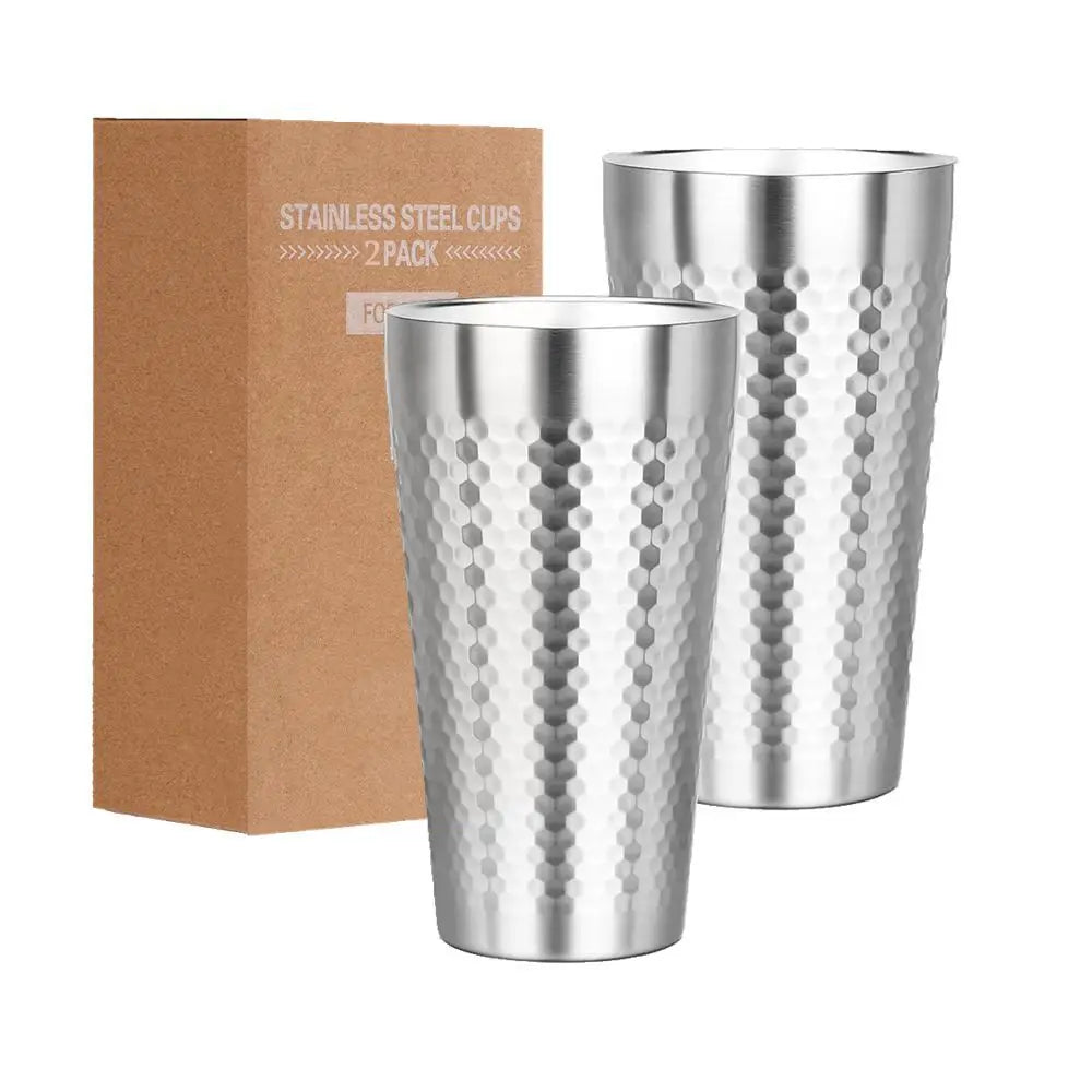 Stainless Steel Coffee Mugs – Double Wall Insulated 16oz Travel Cups | Dishwasher Safe - ZOOMNSTORE