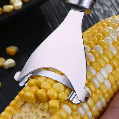 Stainless Steel Corn Peeler - Corn Stripper Cutter & Cob Shaver Tool - ZOOMNSTORE