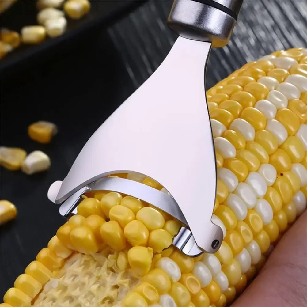 Stainless Steel Corn Peeler - Corn Stripper Cutter & Cob Shaver Tool - ZOOMNSTORE