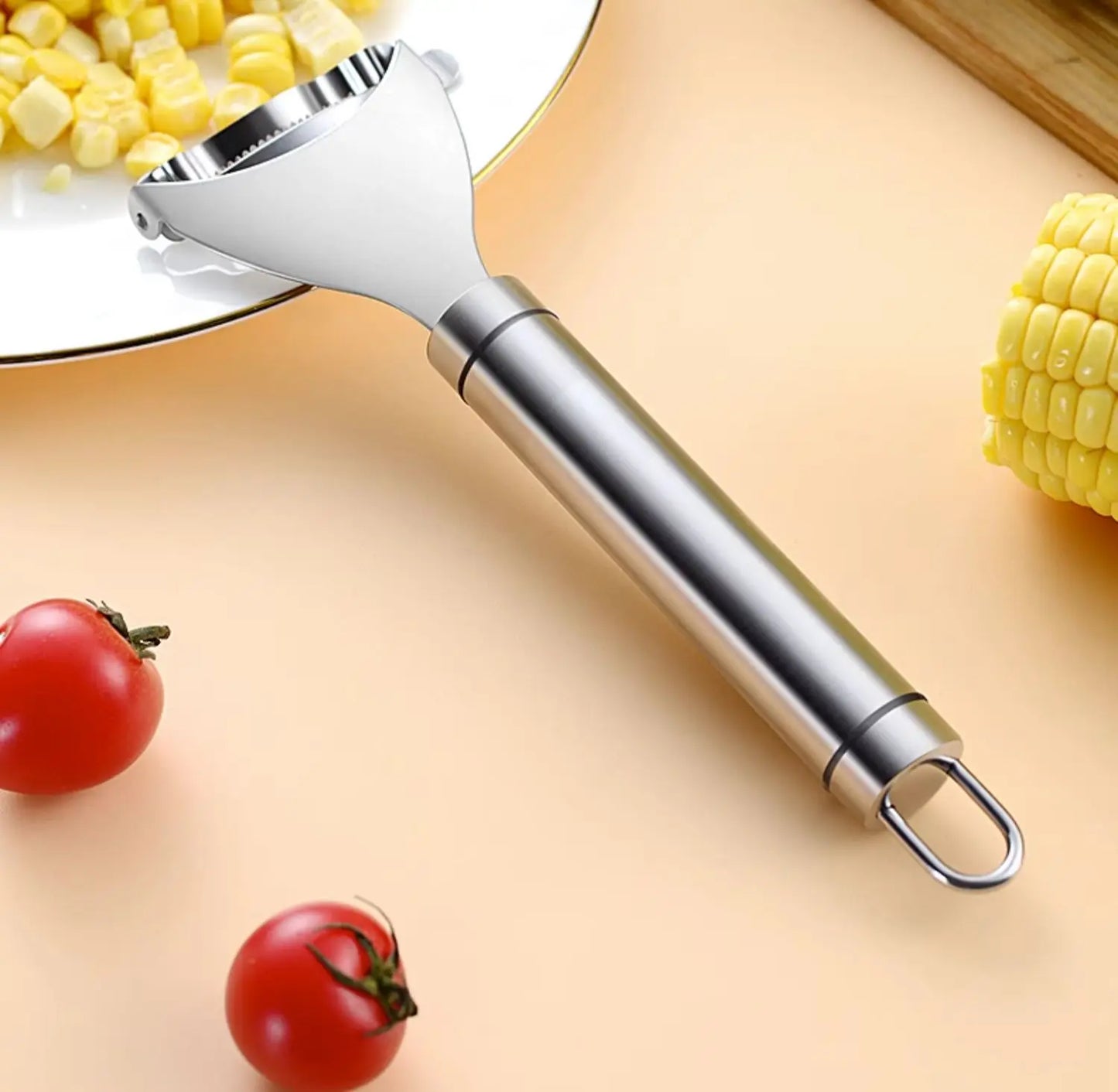 Stainless Steel Corn Peeler - Corn Stripper Cutter & Cob Shaver Tool - ZOOMNSTORE