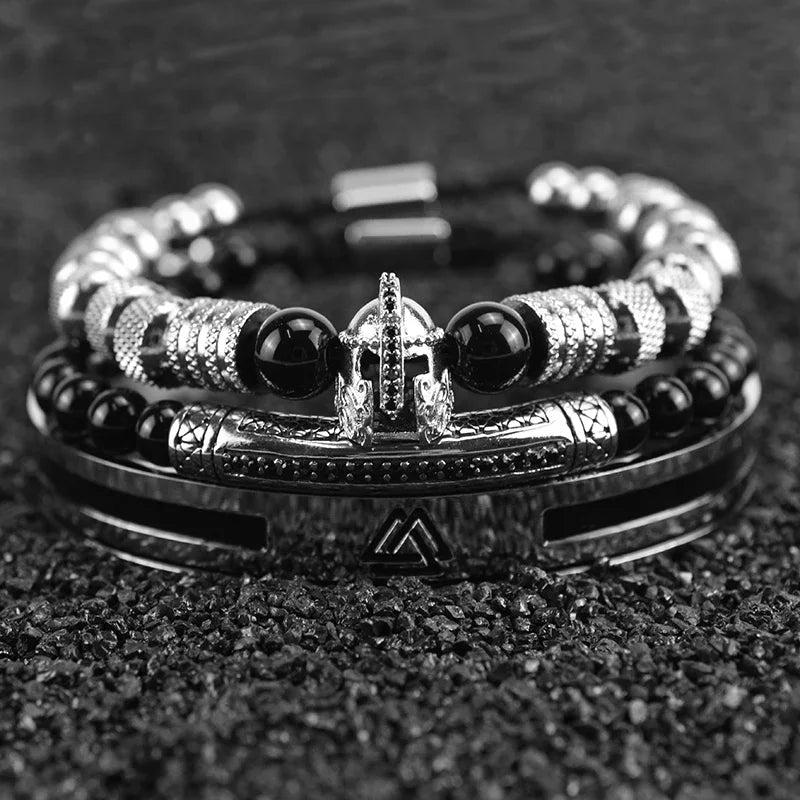 Luxury Stainless Steel Arrow Cuff Bracelet Set - Couples Jewelry Gift - ZOOMNSTORE