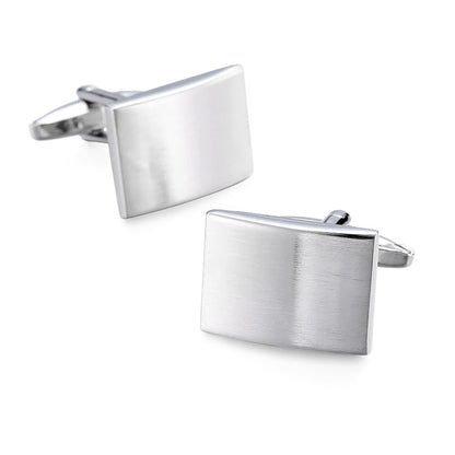 High-Quality Stainless Steel Cufflinks - Laser Engraved Design for Weddings and Business - ZOOMNSTORE