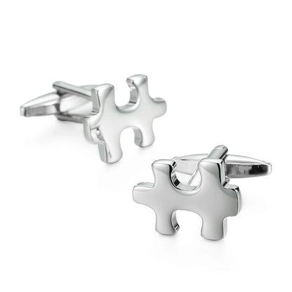 High-Quality Stainless Steel Cufflinks - Laser Engraved Design for Weddings and Business - ZOOMNSTORE