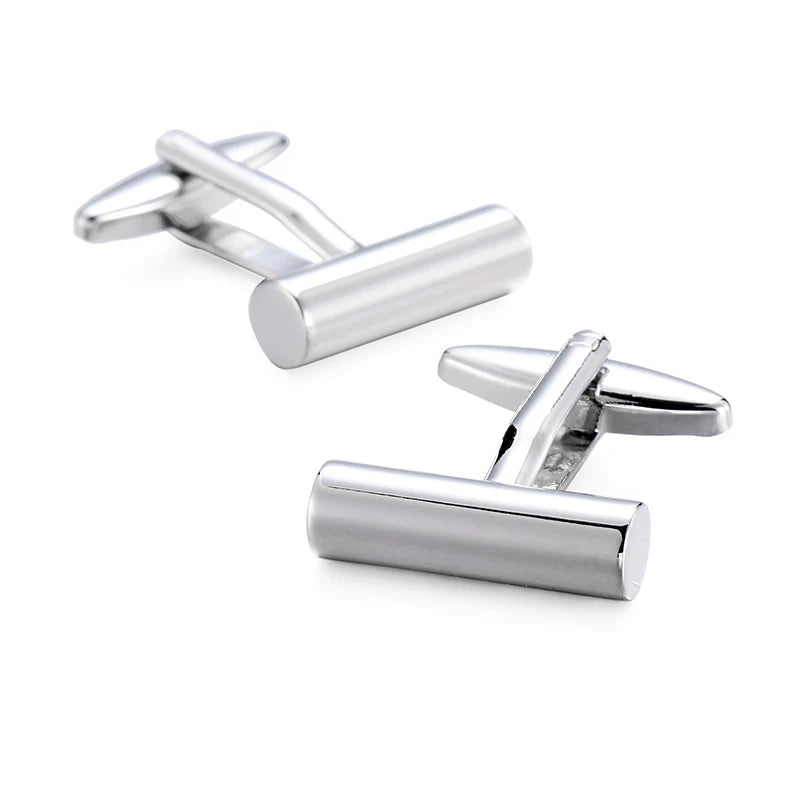 High-Quality Stainless Steel Cufflinks - Laser Engraved Design for Weddings and Business - ZOOMNSTORE
