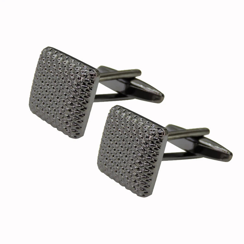 High-Quality Stainless Steel Cufflinks - Laser Engraved Design for Weddings and Business - ZOOMNSTORE