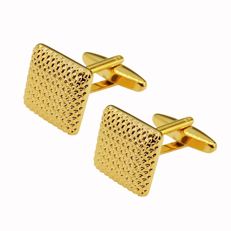 High-Quality Stainless Steel Cufflinks - Laser Engraved Design for Weddings and Business - ZOOMNSTORE