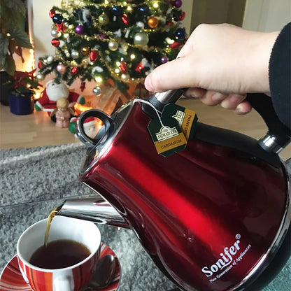 Stainless Steel Electric Kettle 1.2L - 1500W Quick Heating Cordless Tea Pot - ZOOMNSTORE