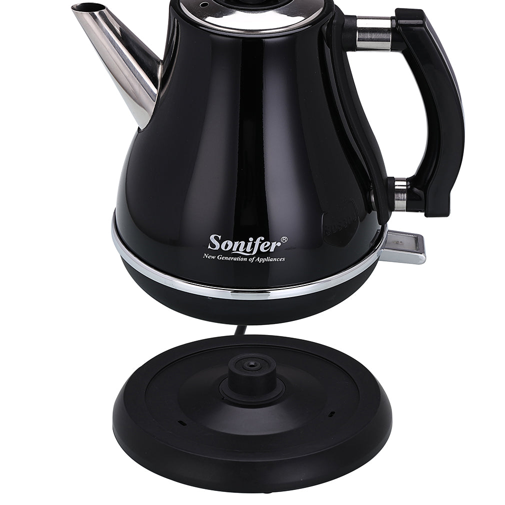 Stainless Steel Electric Kettle 1.2L - 1500W Quick Heating Cordless Tea Pot - ZOOMNSTORE
