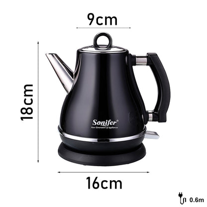 Stainless Steel Electric Kettle 1.2L - 1500W Quick Heating Cordless Tea Pot - ZOOMNSTORE