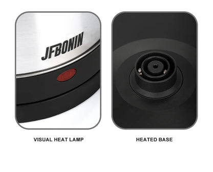 Stainless Steel Electric Kettle 1.8L - 220V Durable Rust Resistant Kettle with Auto Shut-Off - ZOOMNSTORE