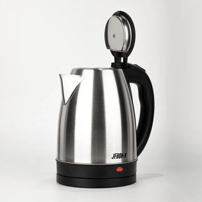 Stainless Steel Electric Kettle 1.8L - 220V Durable Rust Resistant Kettle with Auto Shut-Off - ZOOMNSTORE