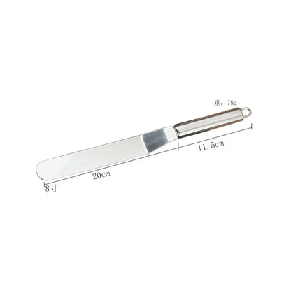 Stainless Steel Icing Spatula Set - 681012 Inch Cake Decorating Tools - ZOOMNSTORE