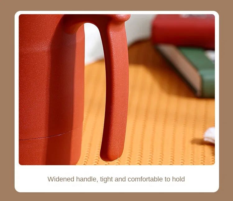 Stainless Steel Mug – Insulated Coffee Travel Mug with Lid and Spoon for Office - ZOOMNSTORE